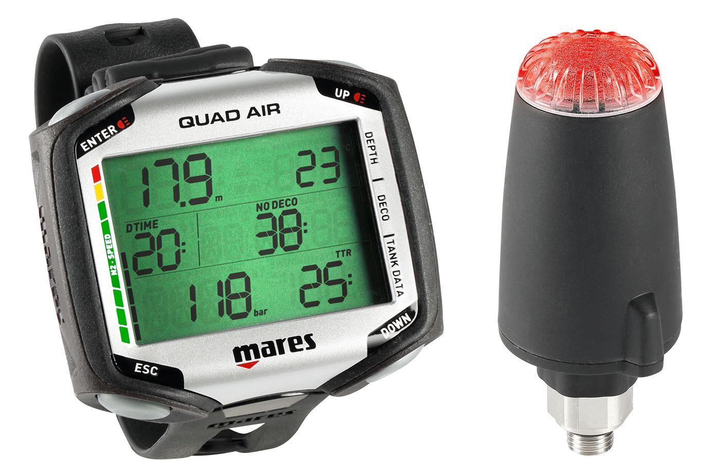 Mares Quad Air Computer w/transmitter