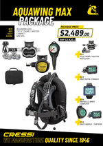cressi aquawing MAX package