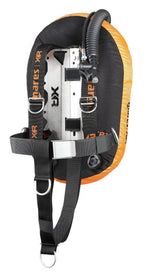 Mares XR High Volume Single Backmount Set with donut wing, stainless steel backplate and adjustable XR harness