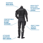 Scubapro ever dry 4mm drysuit details