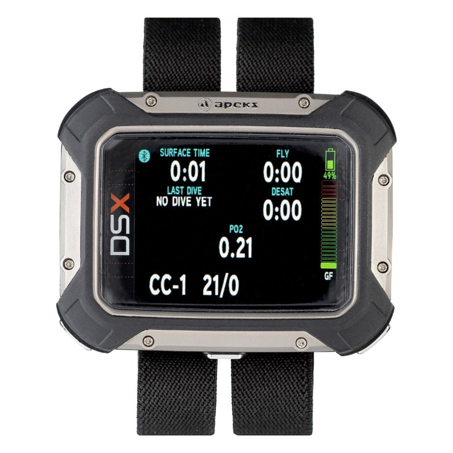 apeks DSX wrist computer