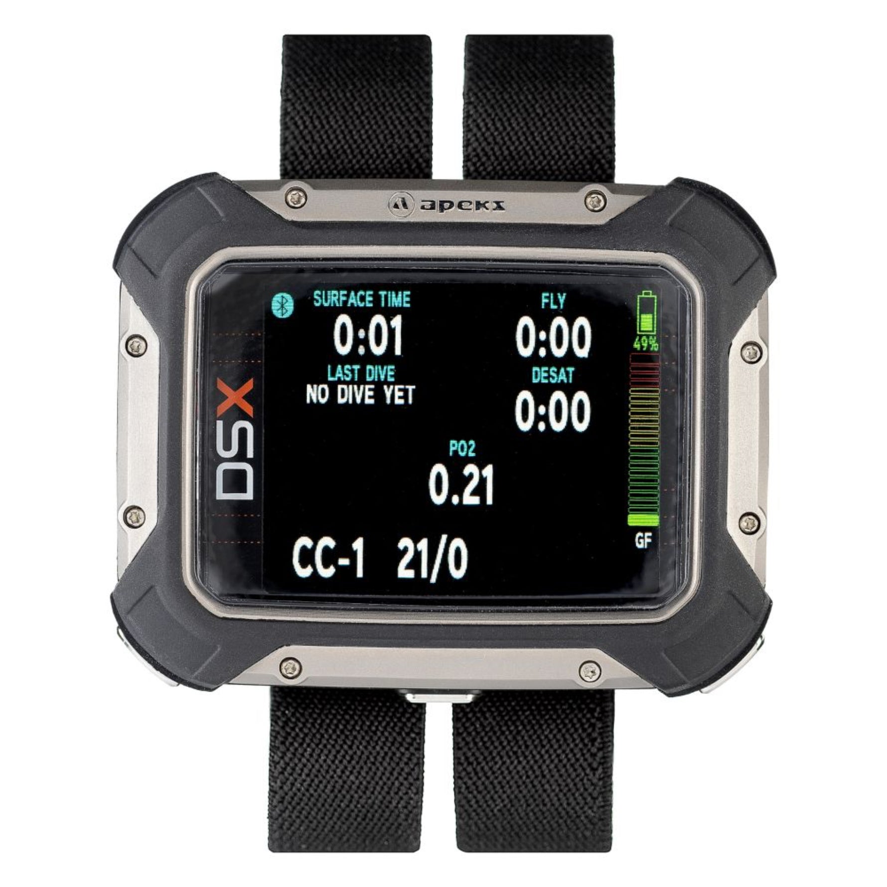 apeks DSX wrist computer