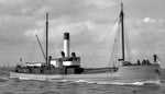 photo of the TSS Hallcaine, a coastal collier that plied its trade between Newcastle and Sydney.