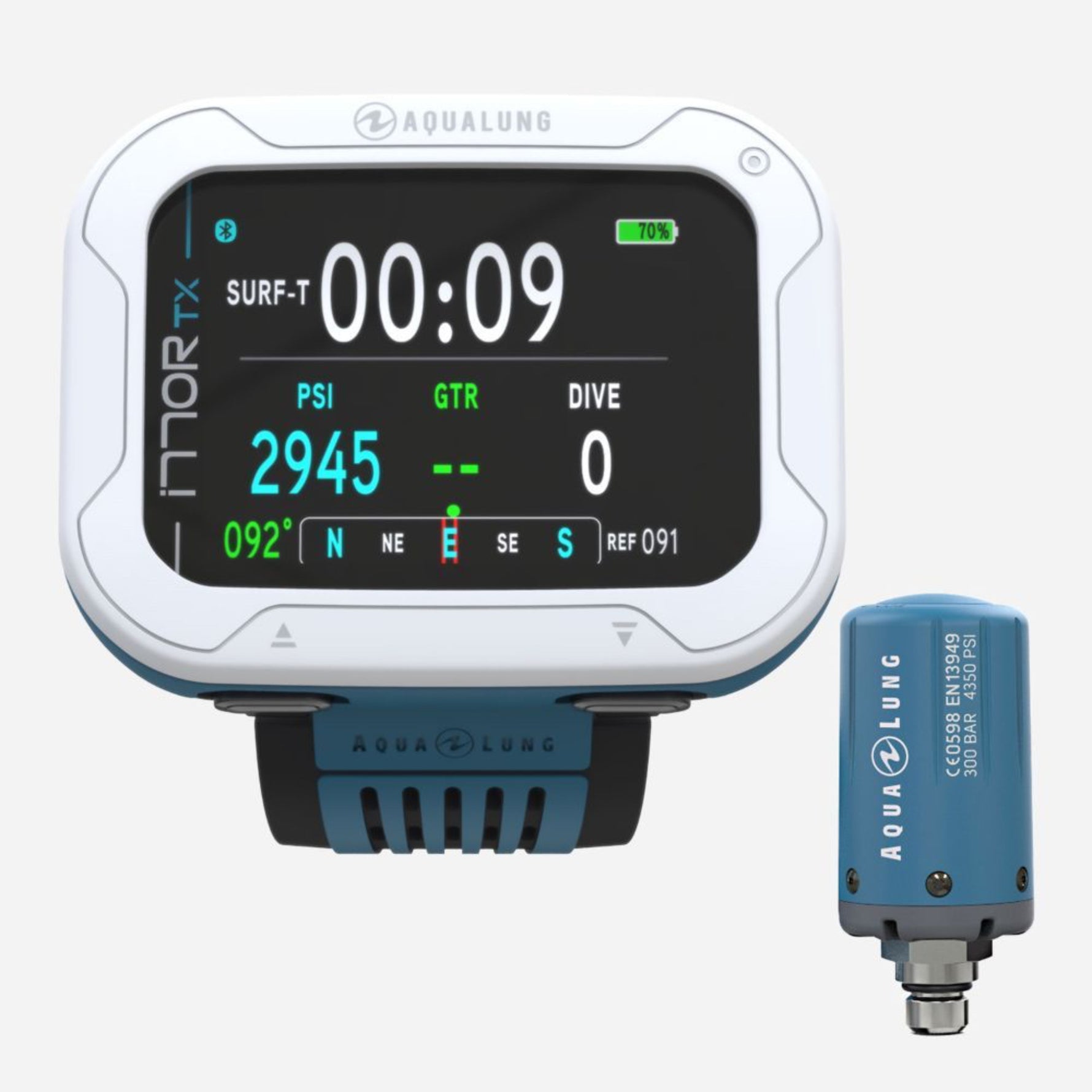 white i770r dive computer with transmitter