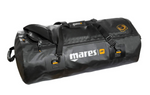Black diving bag with Mares logo on a white background