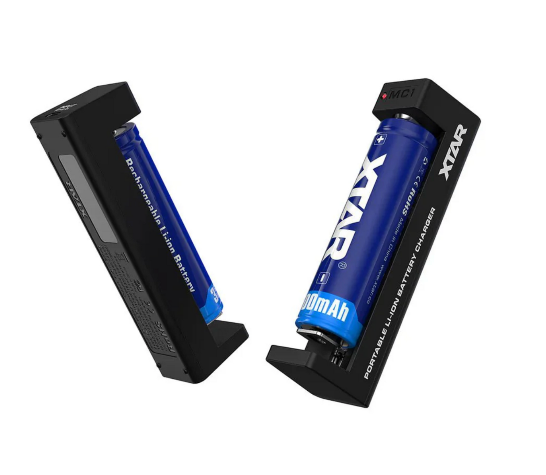 XTar battery charger with bonus 18650 battery