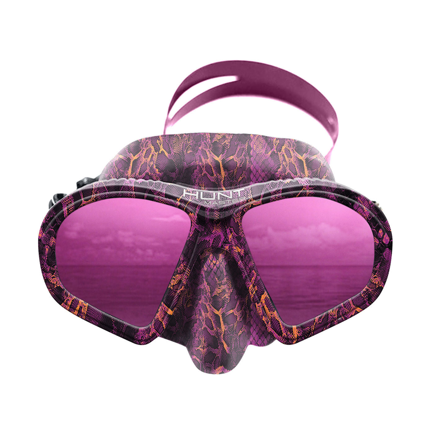 Huntmaster Pink Camo Dive Mask